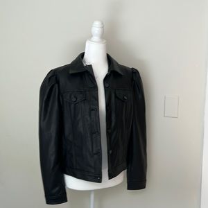 Leather jacket, black, medium. TRUTH by Republic